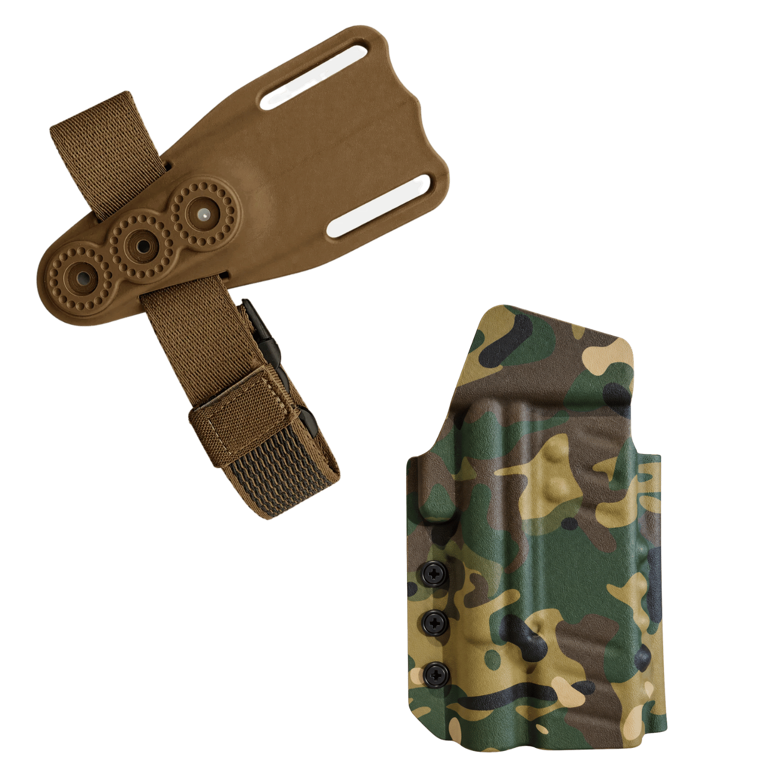 Fortıs Tactıcal X300 Universal Tabanca Kılıfı ve Bacak Aparatı-Multicam