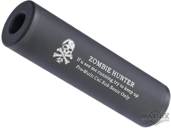Matrix Airsoft Mock Silencer / Barrel Extension (Model: Zombie Hunter 1 / 110mm)