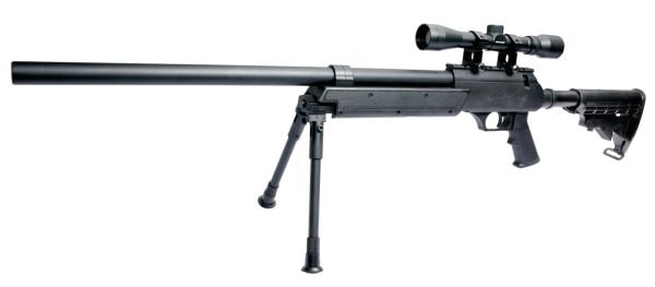 URBAN SNIPER YAYLI AIRSOFT TÜFEK Dahili Bipod ve Dürbün-  16769