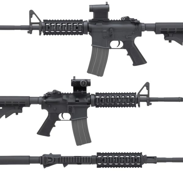 GHK Gas Blowback M4A1 14.5 inç RIS Airsoft Tüfek – Colt