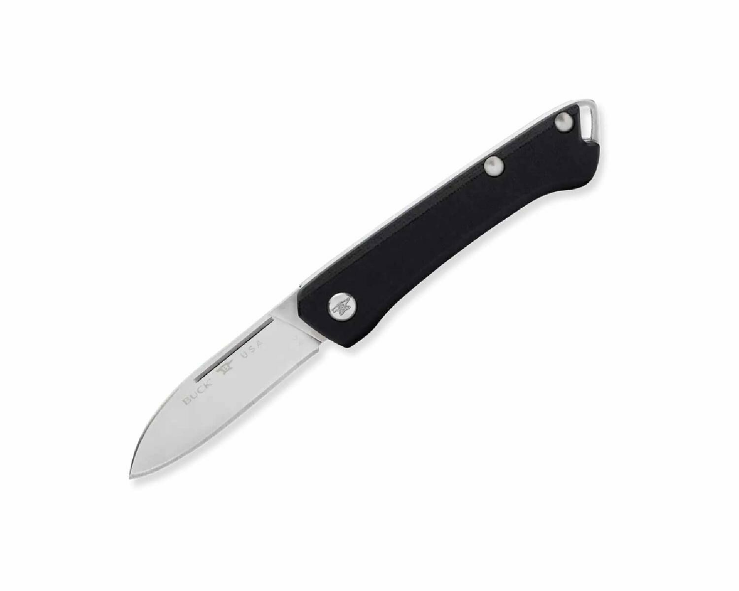 Buck 250 Saunter Geniş Ağız Çakı, Siyah