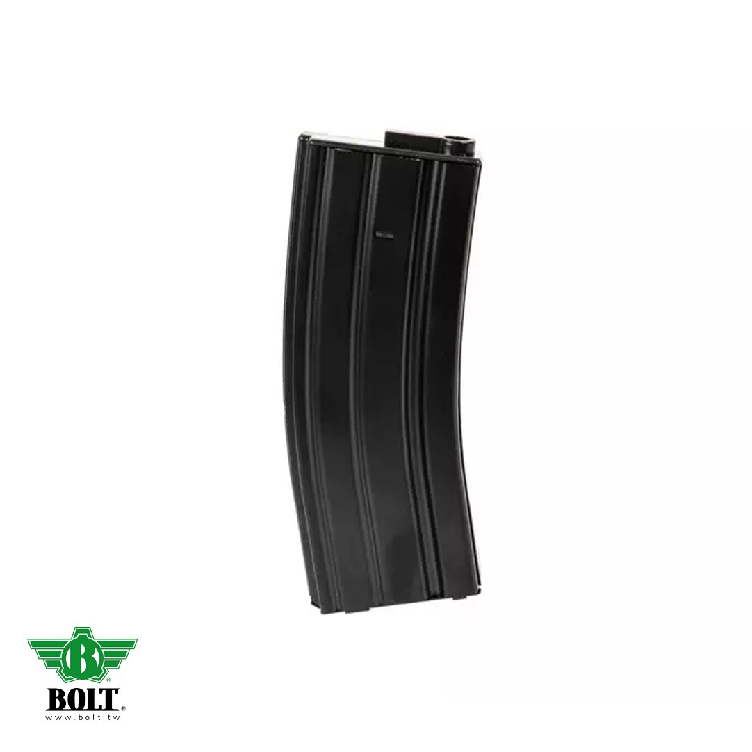BOLT M4/M16 Replikaları için Mid-Cap 70 BB Orjinal AEG Airsoft Yedek Şarjör -  Siyah