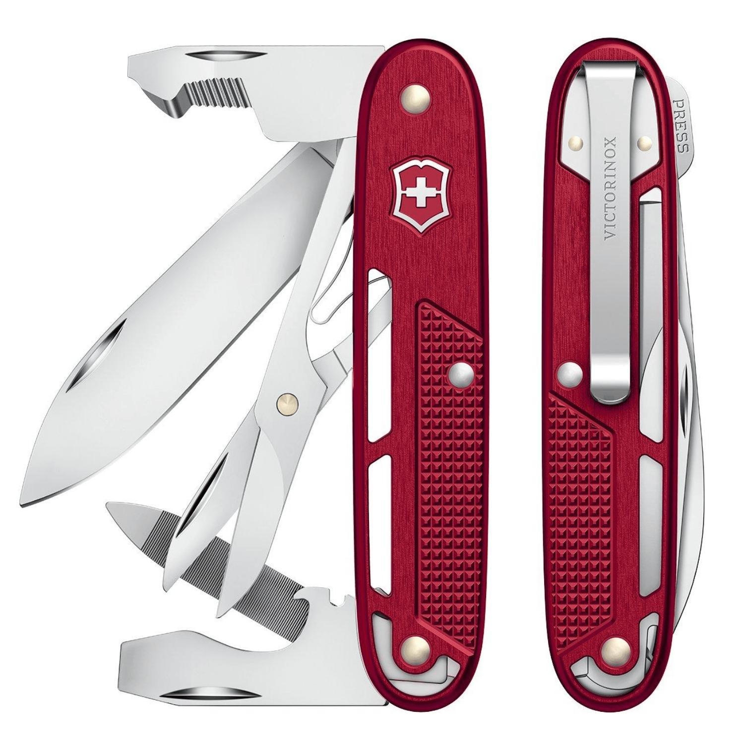 Victorinox 0.8226.20 Synergy X Alox Çakı,Kırmızı