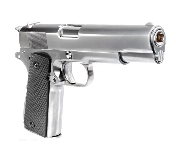 WE COLT 1911 Silver Klasik Siyah Kabza GBB Airsoft Tabanca
