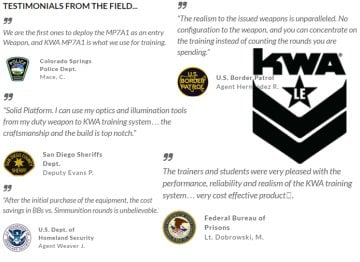 KWA M226-LE  (Law Enforcement Eğitim Tabancası Serisi) GBB AIRSOFT TABANCA