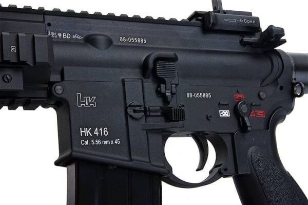VFC UX HK416A5 GEN3 BK GBB GAS BLOWBACK Airsoft Tüfek - Siyah