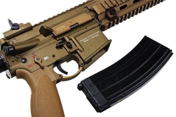 VFC UX HK416A5 GEN3 TAN GBB GAS BLOWBACK Airsoft Tüfek - Çöl Rengi