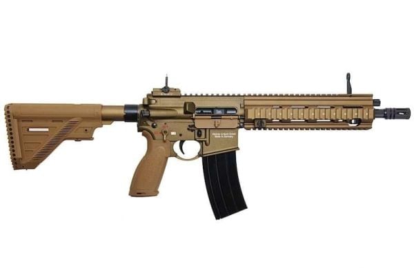 VFC UX HK416A5 GEN3 TAN GBB GAS BLOWBACK Airsoft Tüfek - Çöl Rengi