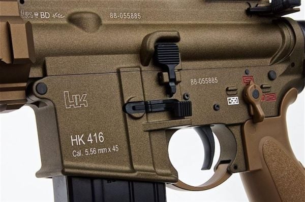 VFC UX HK416A5 GEN3 TAN GBB GAS BLOWBACK Airsoft Tüfek - Çöl Rengi