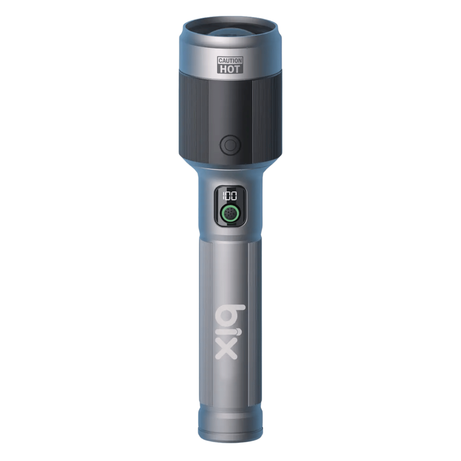Bix BX5102FL 60W 3000 Lümen Dev Mercekli Zoom El Feneri – 1000 m Menzil, Şarjlı