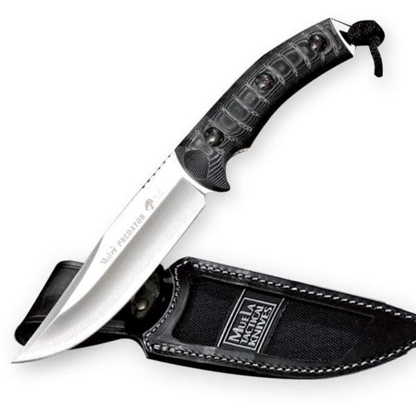 Muela Predator Serisi Siyah Micarta Bıçak