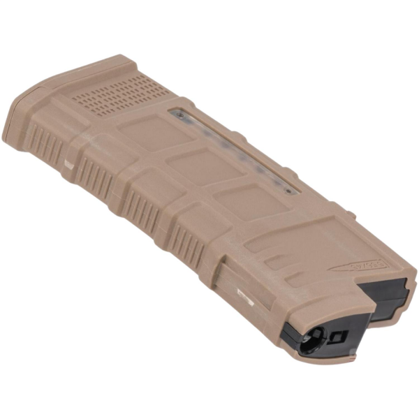 Avengers AUG Serisi Airsoft AEG Tüfek Uyumlu Polimer Şarjör - 120 BB - Tan