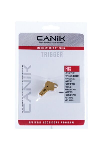 Canik Gelişmiş 90 Derece Düz Alüminyum Tetik - Gold  MMAC-724