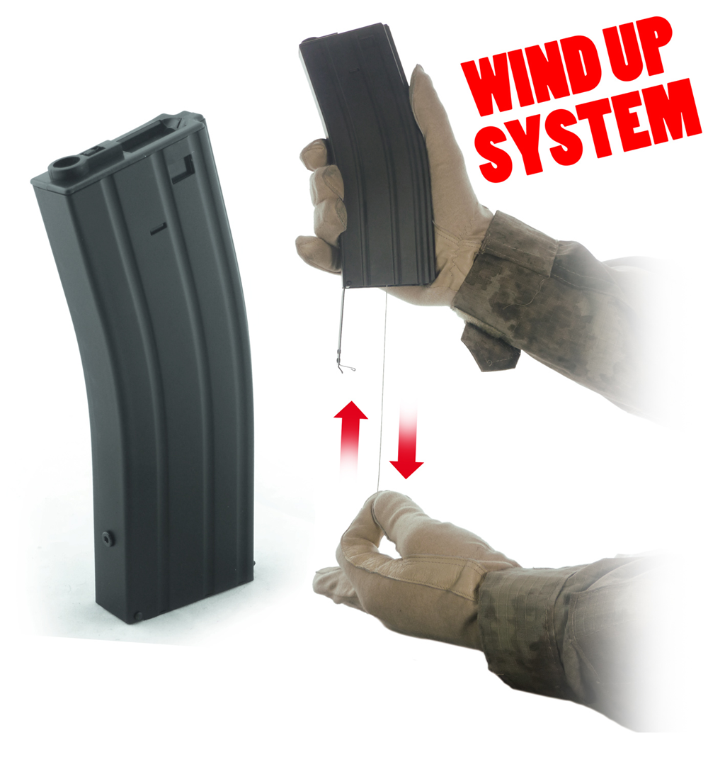 AIRSOFT İPLİ ŞARJÖR M4 M16 FLASH MAGAZINE nuprol