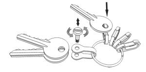 True Utility TU 245 Keyring System Kancalı Anahtarlık