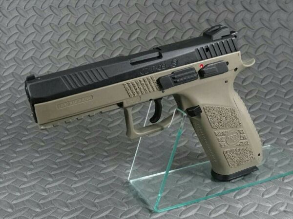 ASG CZ 75 P09 Duty Siyah Tan GBB Airsoft Tabanca / Orjinal Çantasıyla