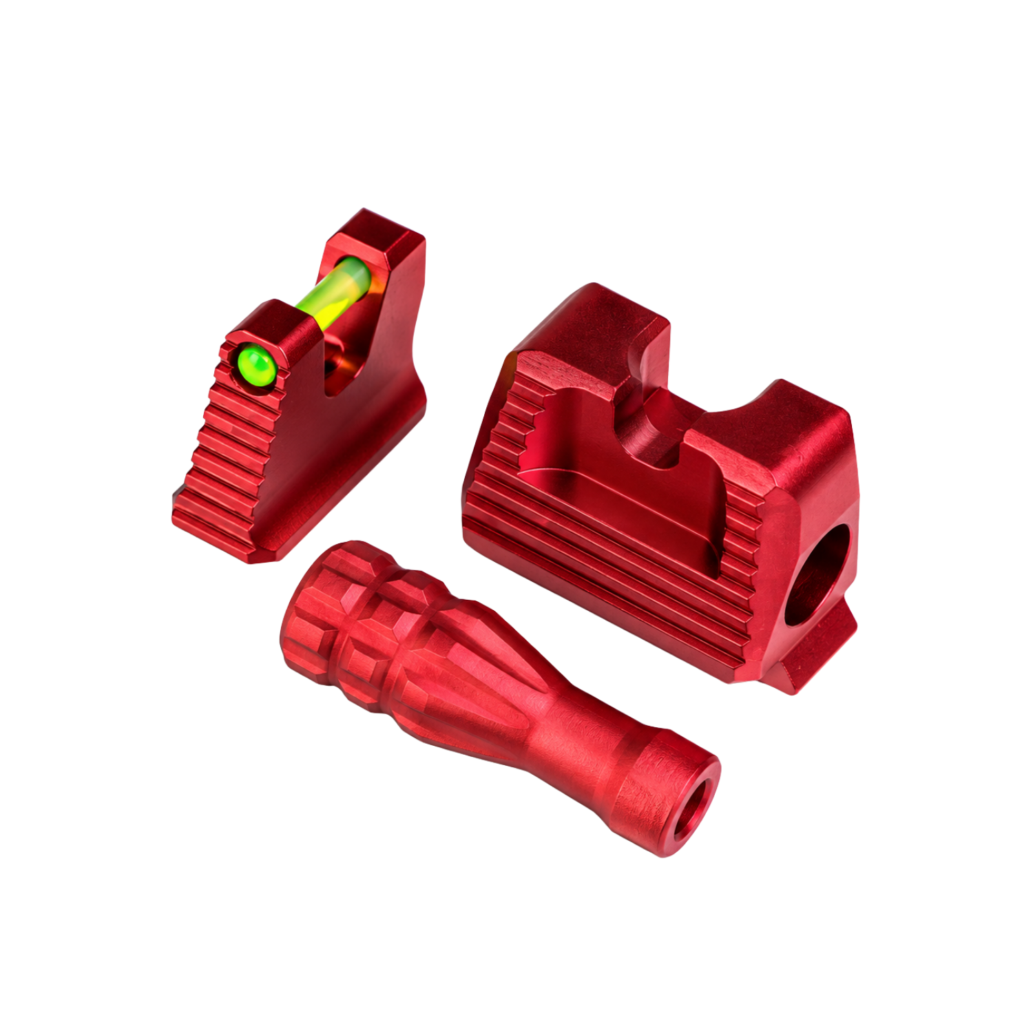 Novritsch TP22 KIRMIZI YÜKSEK NİŞANGAH UPGRADE SETI High Sights with Charging Handle - Red P706RD