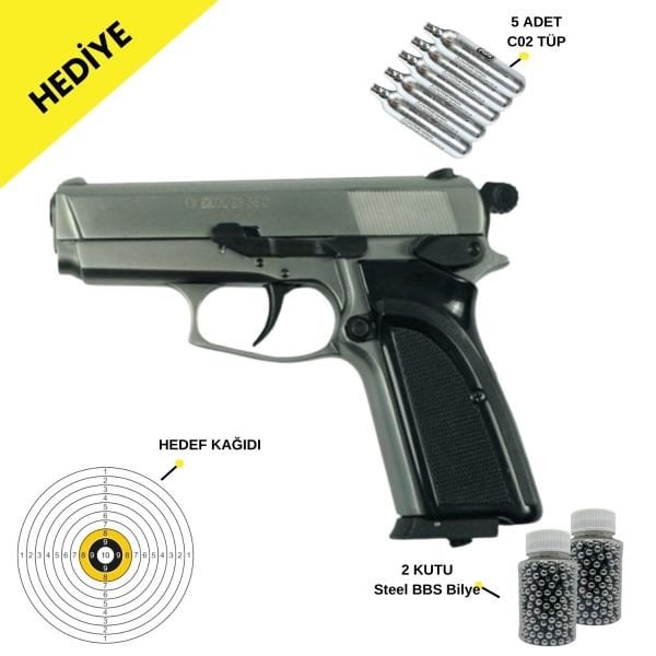 EKOL S66 Compact Füme Havalı Tabanca