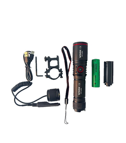 Wison WS-4400 Tüfek Bağlantılı Avcı Feneri 1500 Lümen