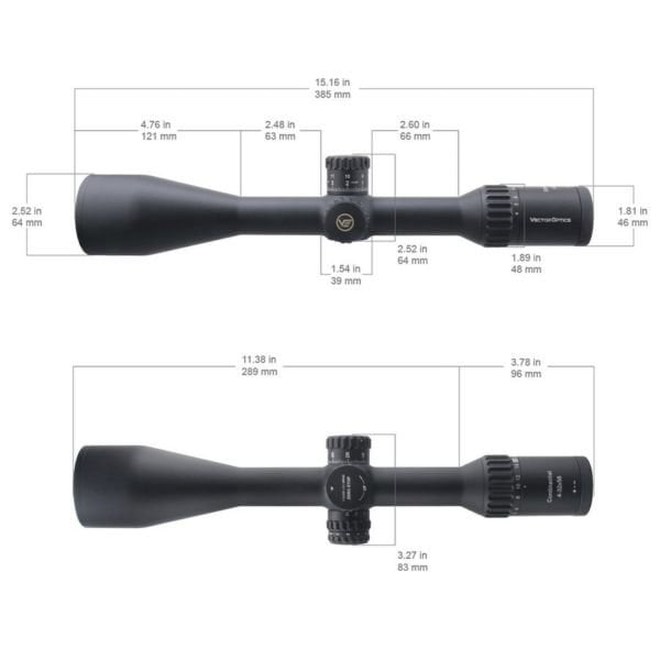 CONTINENTAL X8 4-32X56 SFP ED TACTICAL