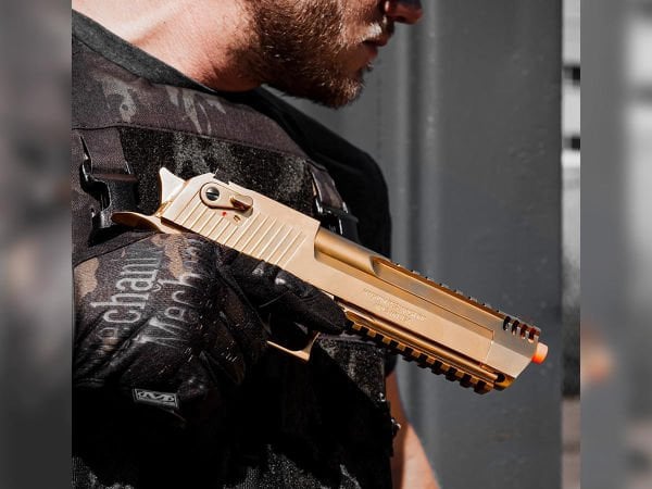 WE AW Desert Eagle L.50AE RAIL GOLD GBB Airsoft Tabanca - ALTIN