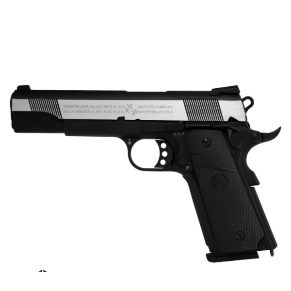 Cybergun Colt 1911 Combat GBB Airsoft Tabanca – Bi-Ton Silver  Gerçekçi Blowback