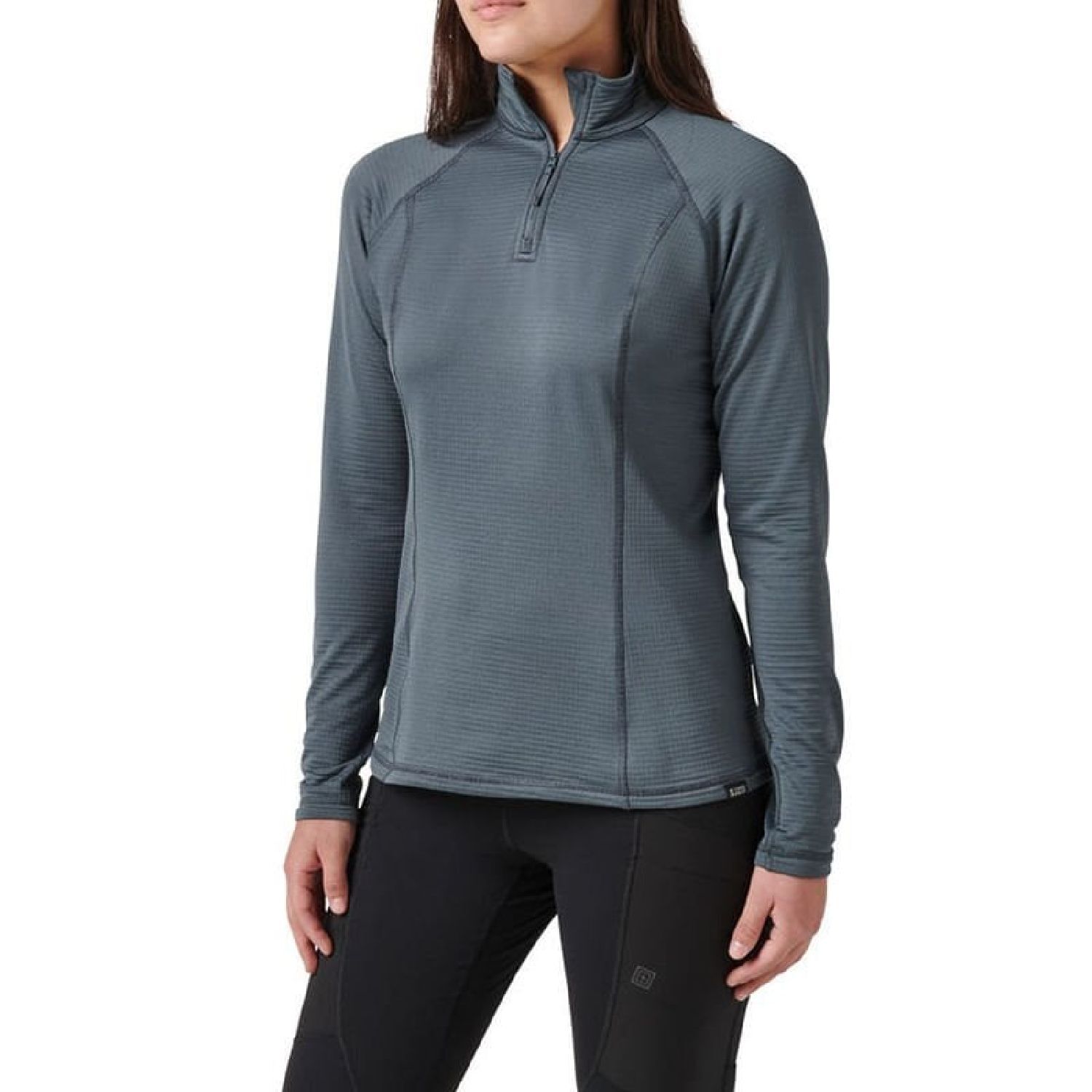 5.11 STRATOS 1/4 ZIP TURBULENCE GRI BAYAN SHIRT XL
