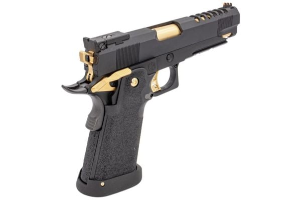 AW HX2701 5.1 Hi-Capa SLIDECUT GBB Airsoft Tabanca ( Black/Gold )