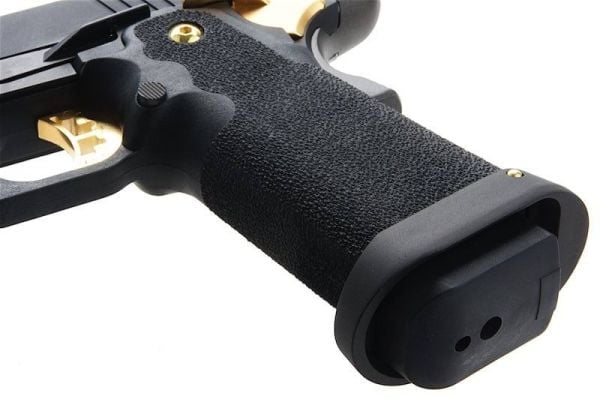 AW HX2711 4.3 Hi-Capa SLIDECUT COMPACT GBB Airsoft Tabanca ( Black/Gold )