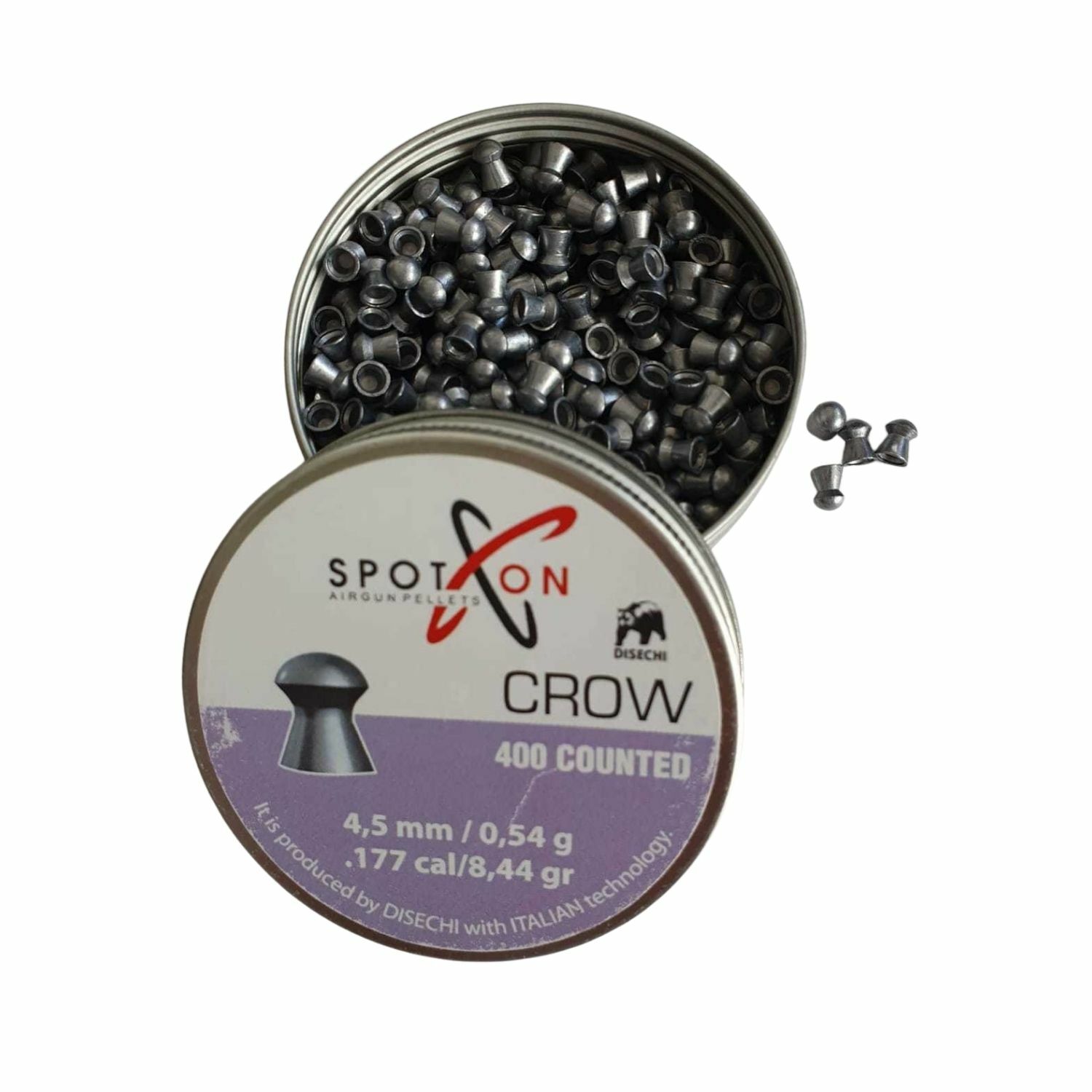 SPOTON CROW 0,54 GR/8,44 GRAİN 4,5 MM/.177 HAVALI TÜFEK SAÇMASI