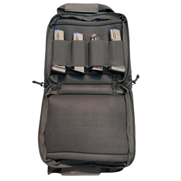 ISG TACTICAL 4 Şarjör Cepli Tekli Siyah Tabanca Çantası