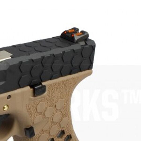 Cybergun AW Glock HexCut VX0111 Tan & Siyah GBB Airsoft Tabanca