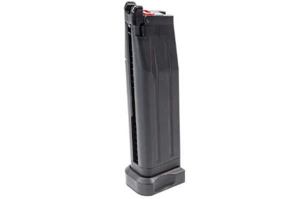 Armorer Works x Taran Tactical International Combat Master Co2 Magazine (TTI - Full Metal - Black - TT-CMMC01)