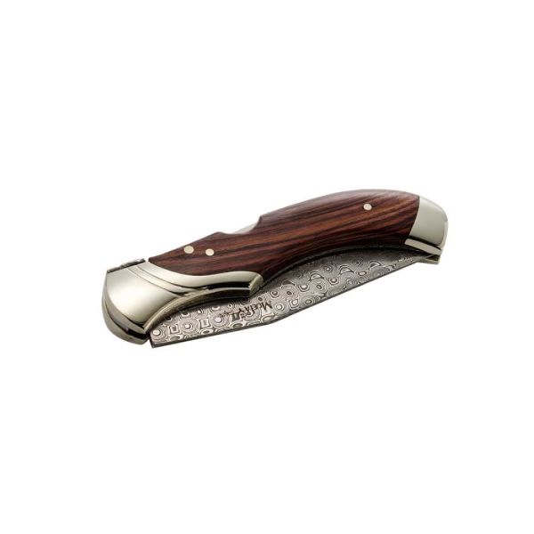 Muela GL 9,5cm Damascus Çakı, Kingwood Sap