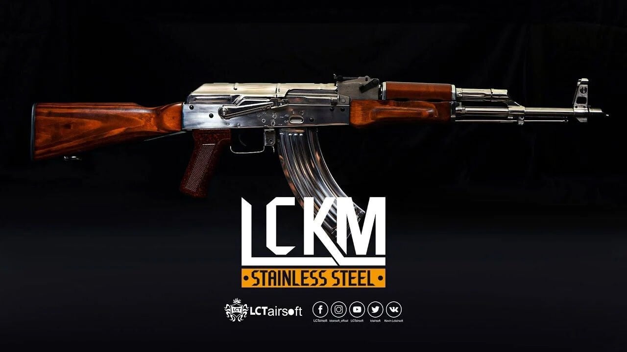 LCT LCKM STAINLESS STEEL PARLAK GÜMÜŞ AIRSOFT TÜFEK
