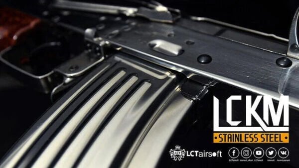 LCT LCKM STAINLESS STEEL PARLAK GÜMÜŞ AIRSOFT TÜFEK