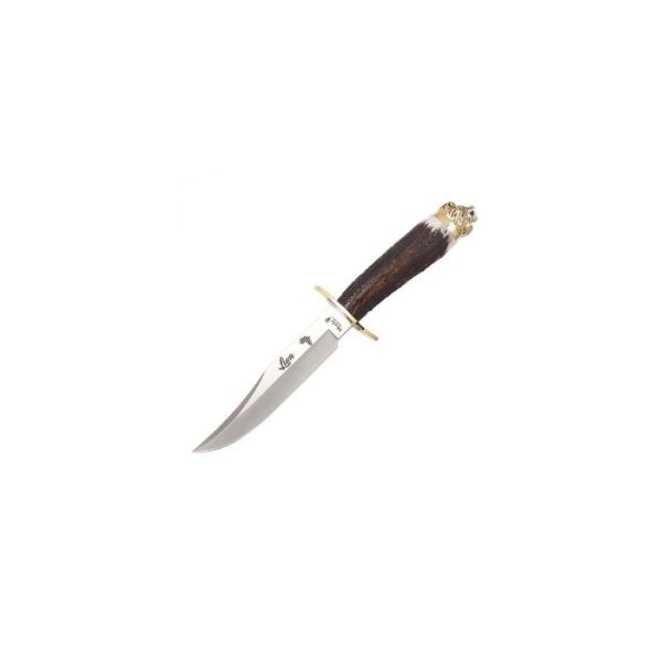 Muela Aslan 16cm Bıçak, Geyik Boynuzu Sap