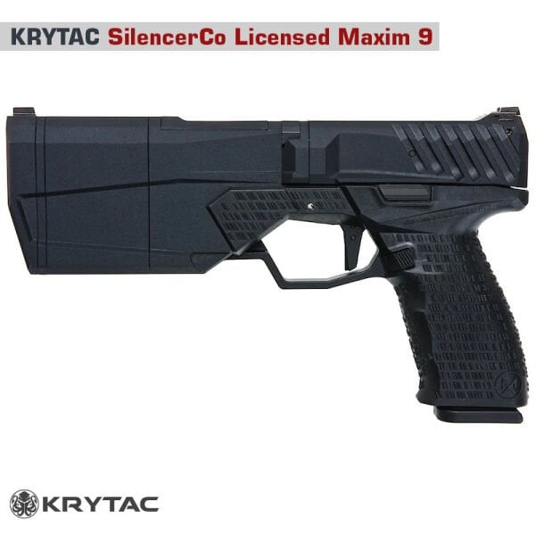KRYTAC SilencerCo Maxim9 DEPLOYMENT PACK Airsoft Tabanca SIYAH