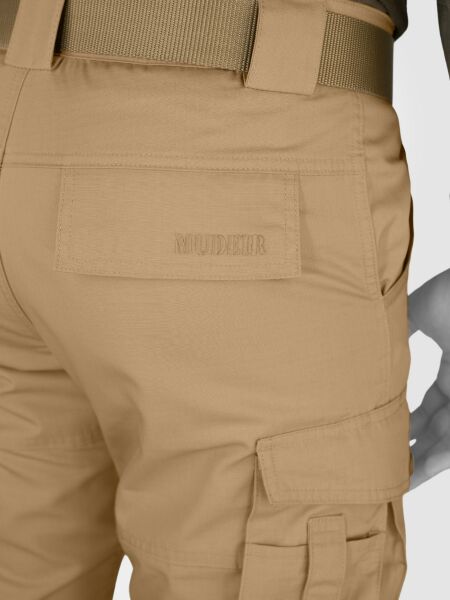 MUDEIR Ripstop Kumaş 8 Cepli Börü Pantolon KAYOTE BROWN