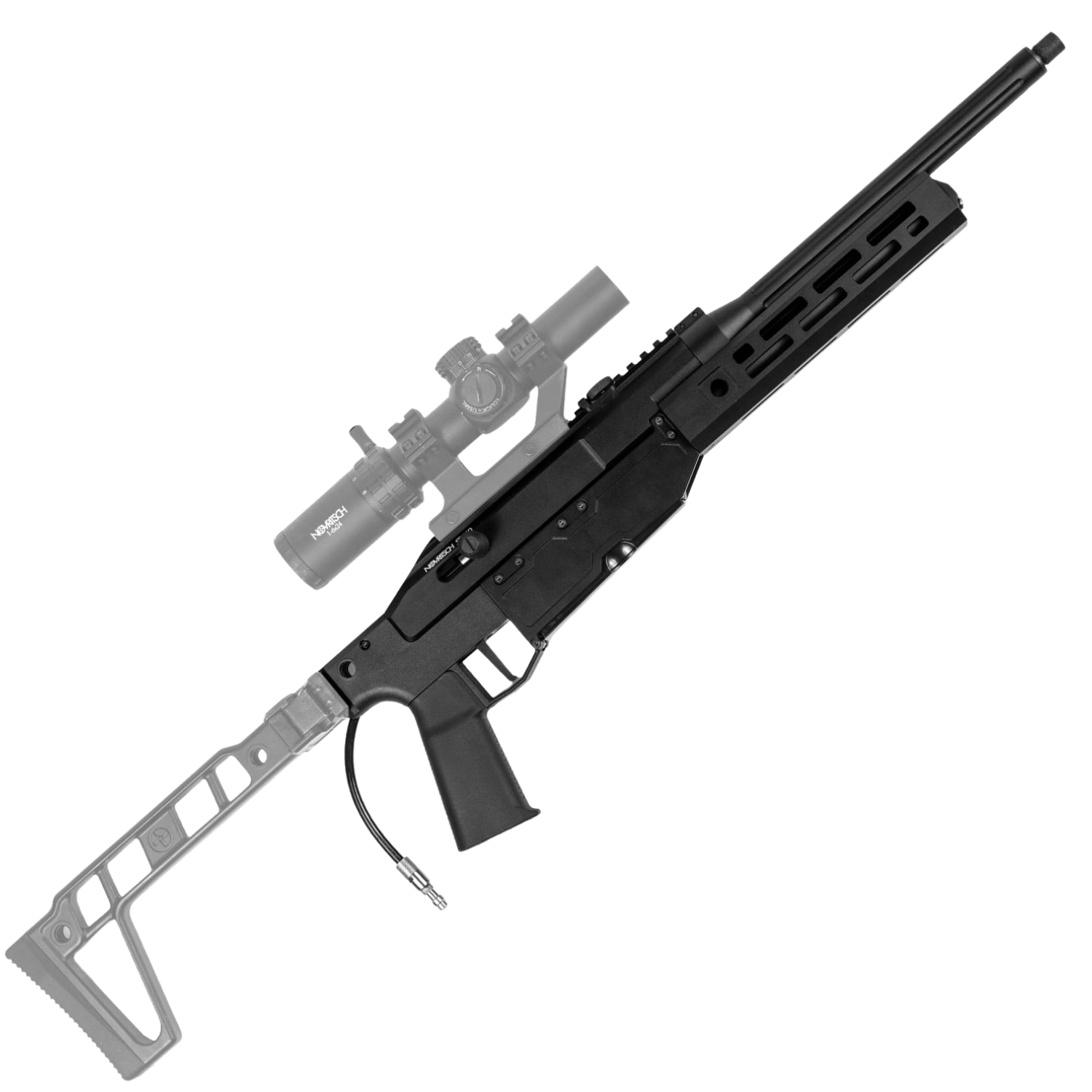 Novritsch SSX10 HPA SQOUT Airsoft Tüfek (KISA-Dipçiksiz) Siyah