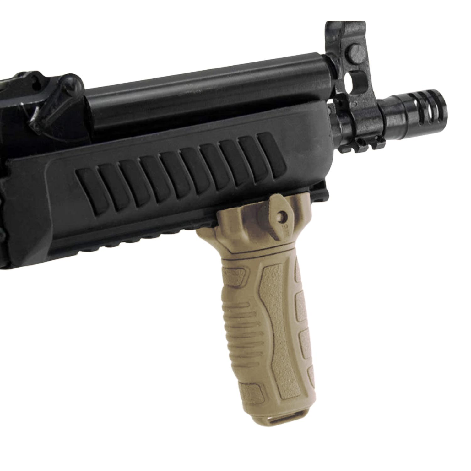 Dlg Tactical Picatinny Foregrip Dikey Polimer Tutamak (TAN) - DLG-163