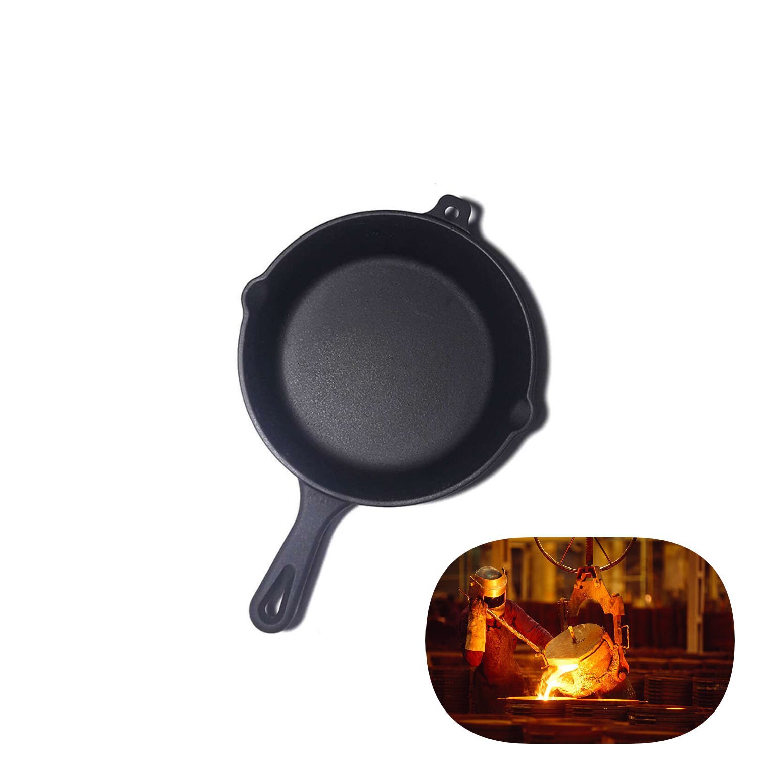 Upland Hakiki Döküm Tava 25CM