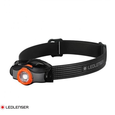 LEDLENSER MH3 BLACK-ORANGE KAFA FENERİ 502148