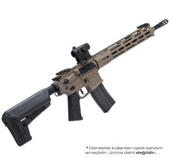 KRYTAC TRIDENT MKII SPR M-LOK AEG Airsoft Tüfek - TAN Çöl Rengi