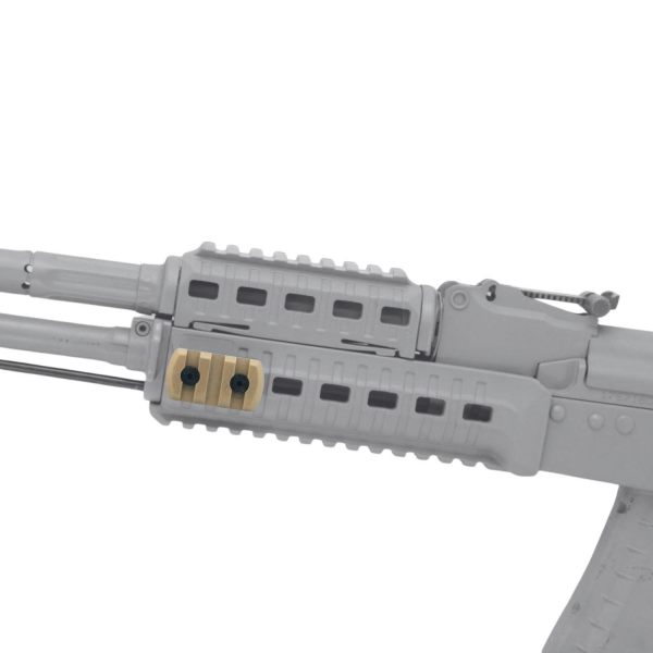 DLG M-LOK Kundak Uyumlu 3 SLOT TAN Picatinny Rayı - DLG-109