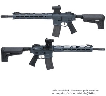 KRYTAC TRIDENT MKII SPR M-LOK AEG Airsoft Tüfek - Gri