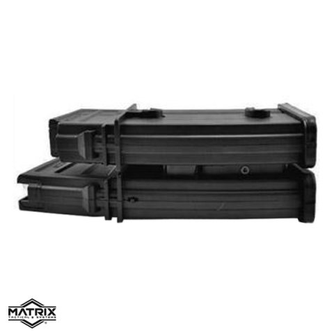 G36 Serisi Airsoft AEG Tüfekler için Matrix 1000 BB Ses Kontrollü Otomatik Sarmalı Şarjör