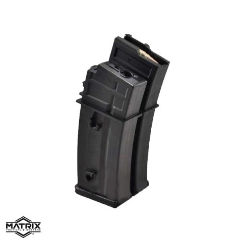 G36 Serisi Airsoft AEG Tüfekler için Matrix 1000 BB Ses Kontrollü Otomatik Sarmalı Şarjör