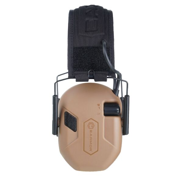 EARMOR M300A Elektronik Atış Kulaklığı Kulak Koruması (Coyote Brown) Kahverengi M300A-CB