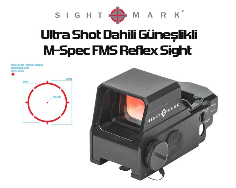 SIGHTMark　M-spec UltraShot M-Spec FMS Reflex Sight Dahili Güneşlikli | Sightmark